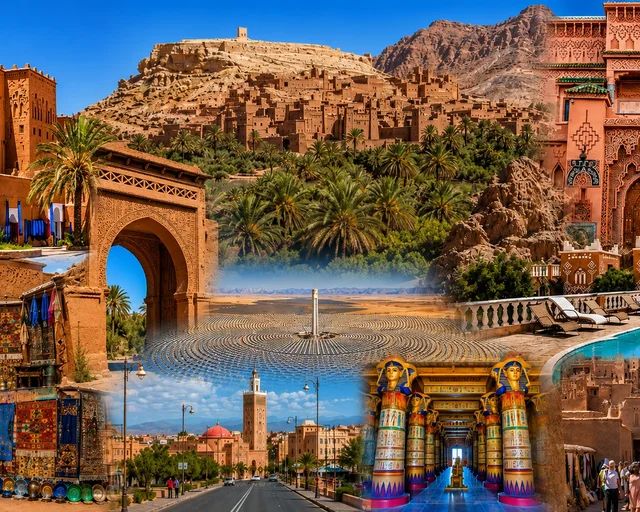 Ouarzazate — city or landscape context from the Exotic Morocco collection.