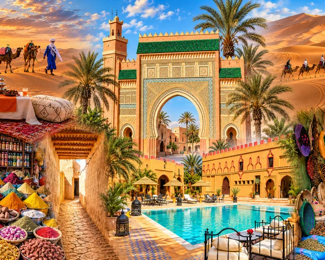 Rissani — city or landscape context from the Exotic Morocco collection.