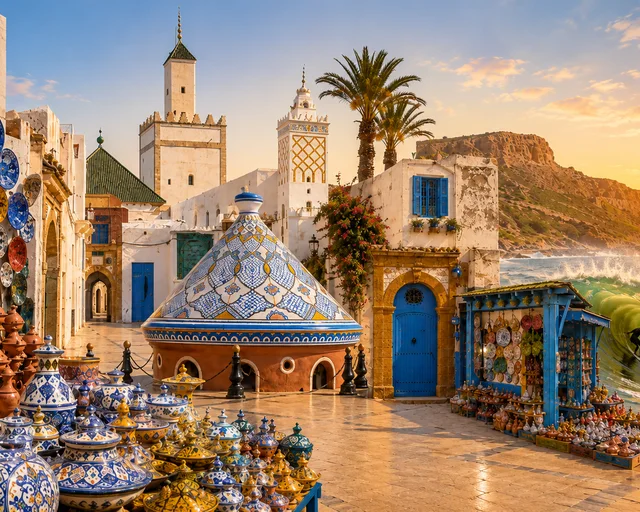 Safi — city or landscape context from the Exotic Morocco collection.