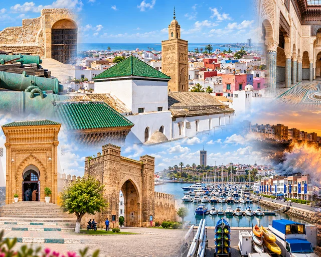 Salé — city or landscape context from the Exotic Morocco collection.