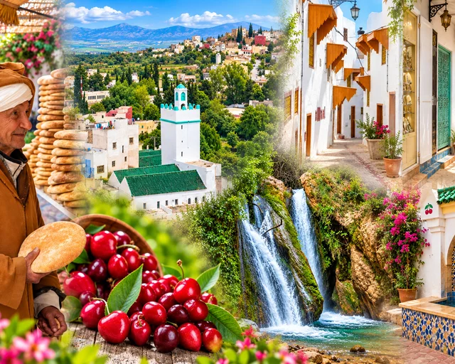 Sefrou — city or landscape context from the Exotic Morocco collection.