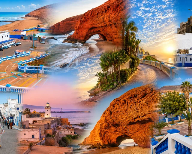 Sidi Ifni — city or landscape context from the Exotic Morocco collection.