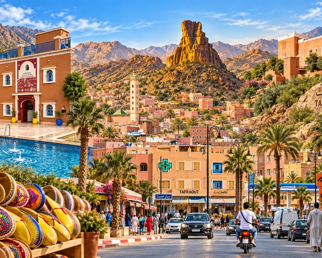Tafraout — city or landscape context from the Exotic Morocco collection.