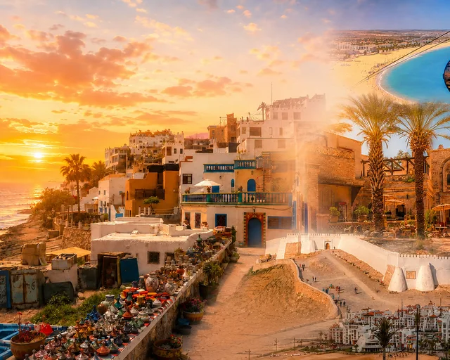 Taghazout — city or landscape context from the Exotic Morocco collection.