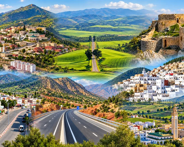 Taounate — city or landscape context from the Exotic Morocco collection.