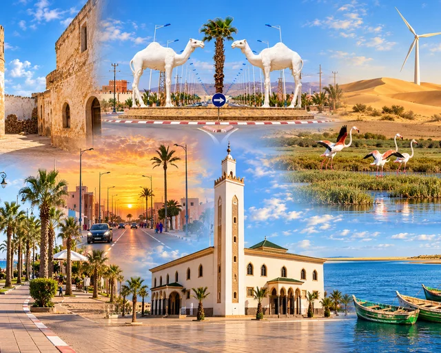 Tarfaya — city or landscape context from the Exotic Morocco collection.