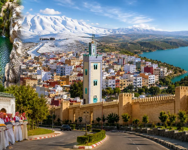 Taza — city or landscape context from the Exotic Morocco collection.