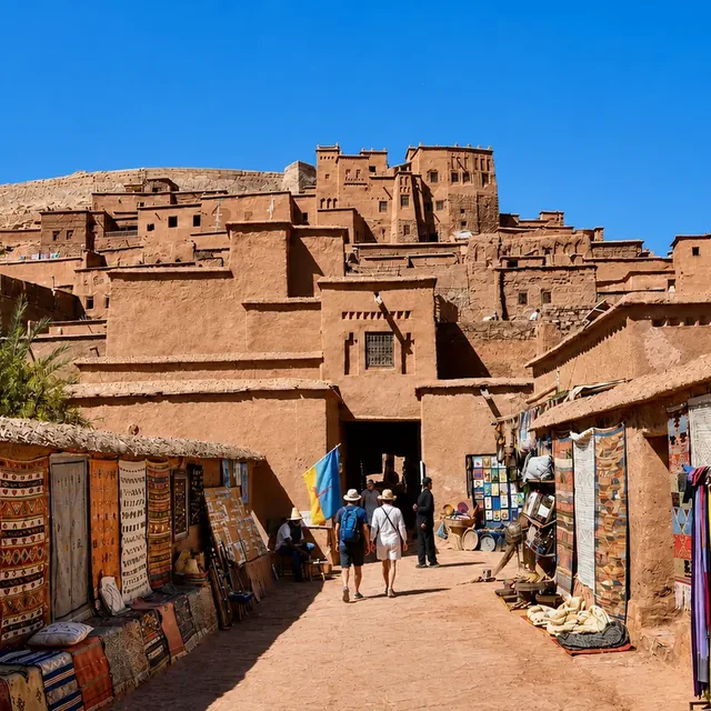 Moroccan architectural scene from the existing Architecture library.