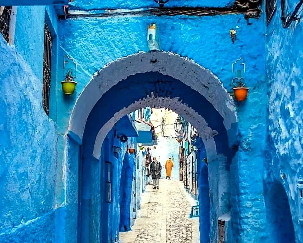 Chefchaouen medina · city context, not a named riad.