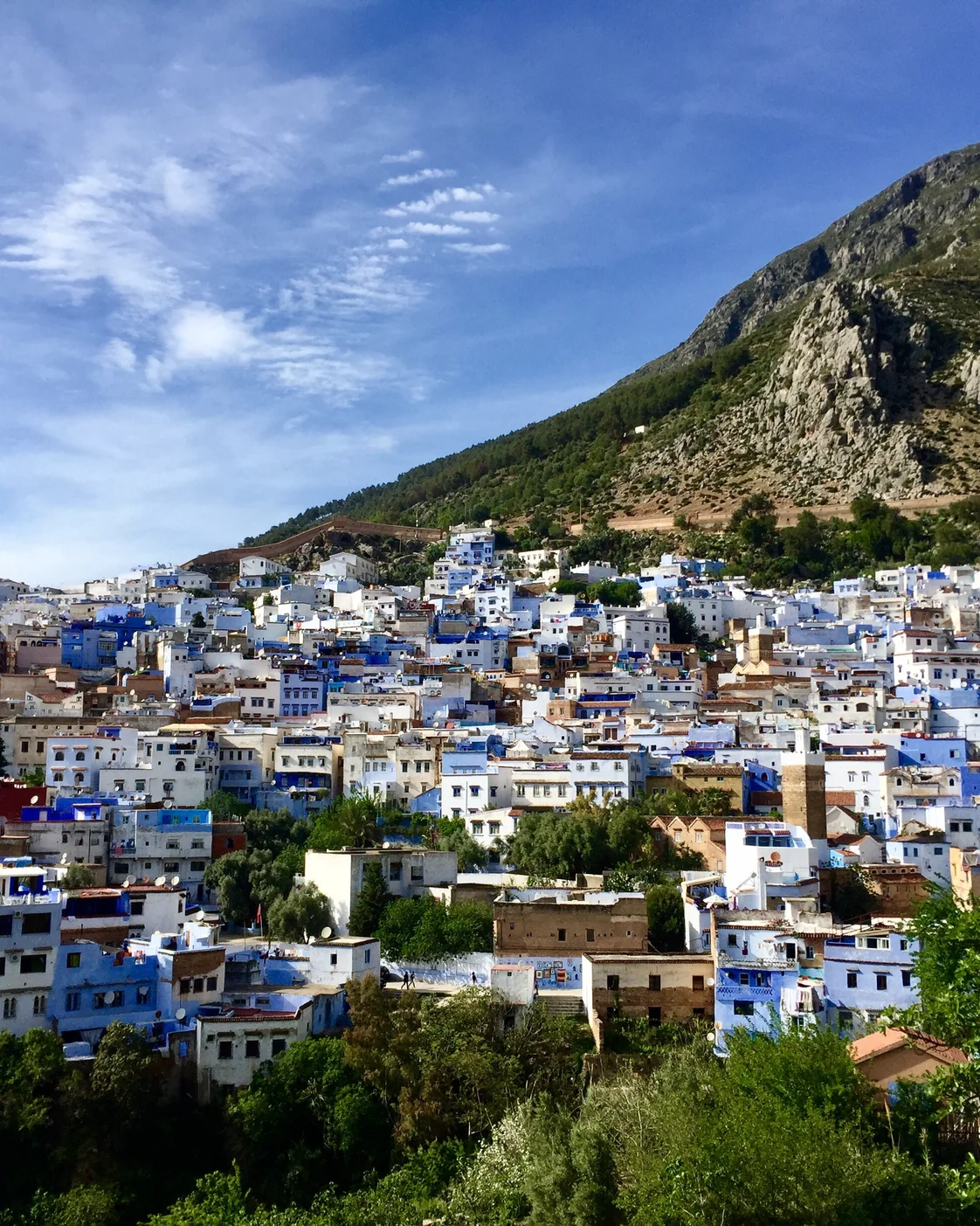 Chefchaouen’s mountain setting can feel very different from an inland city or the Atlantic coast.