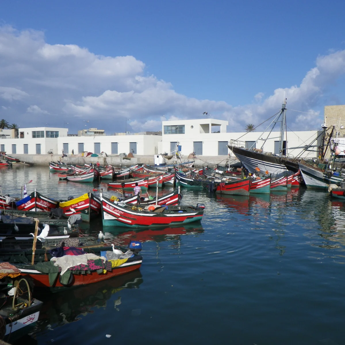 Working boats at El Jadida: the Atlantic is a place of livelihoods as well as leisure.