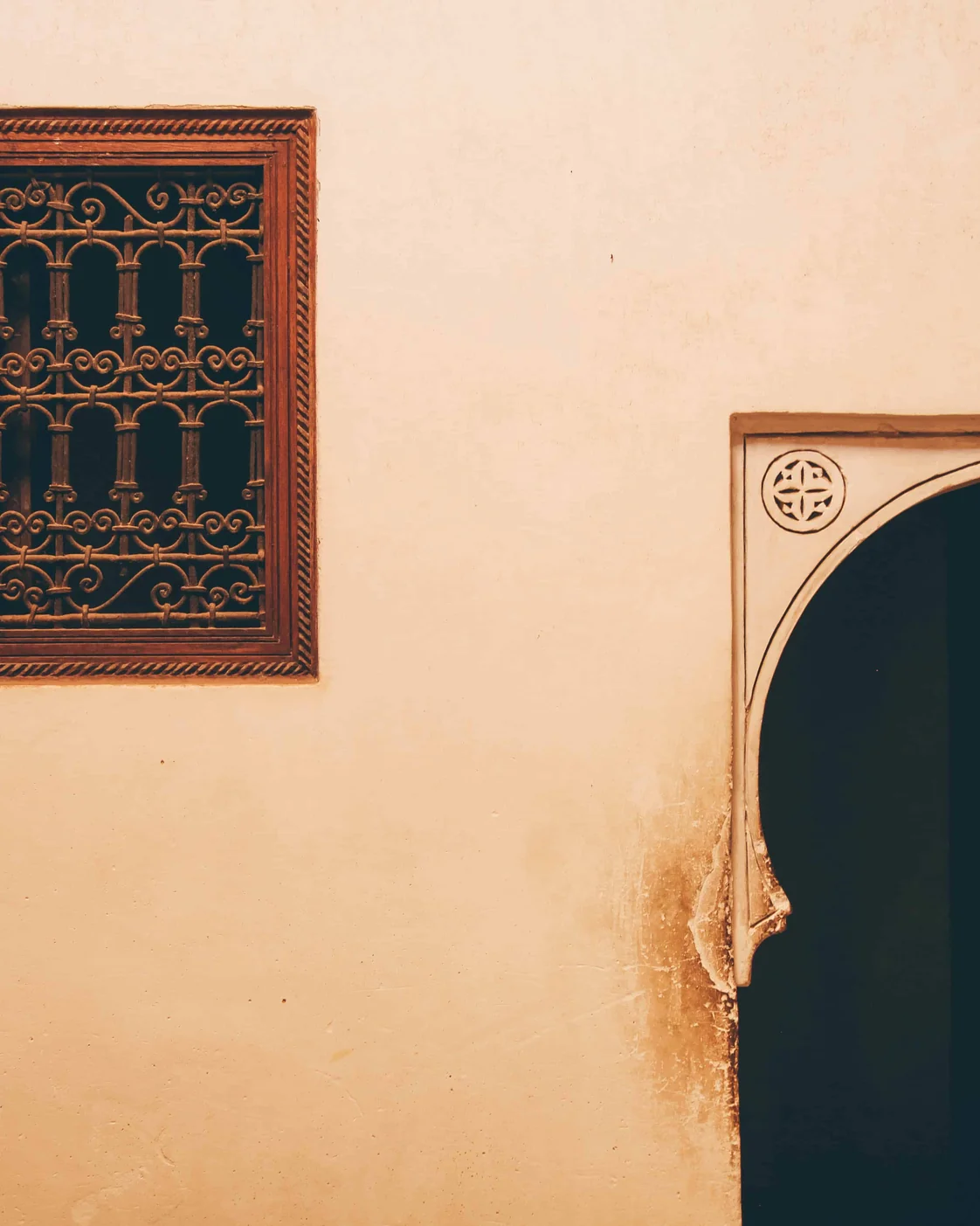 A doorway can suggest privacy and calm; only the host can explain the practical details.