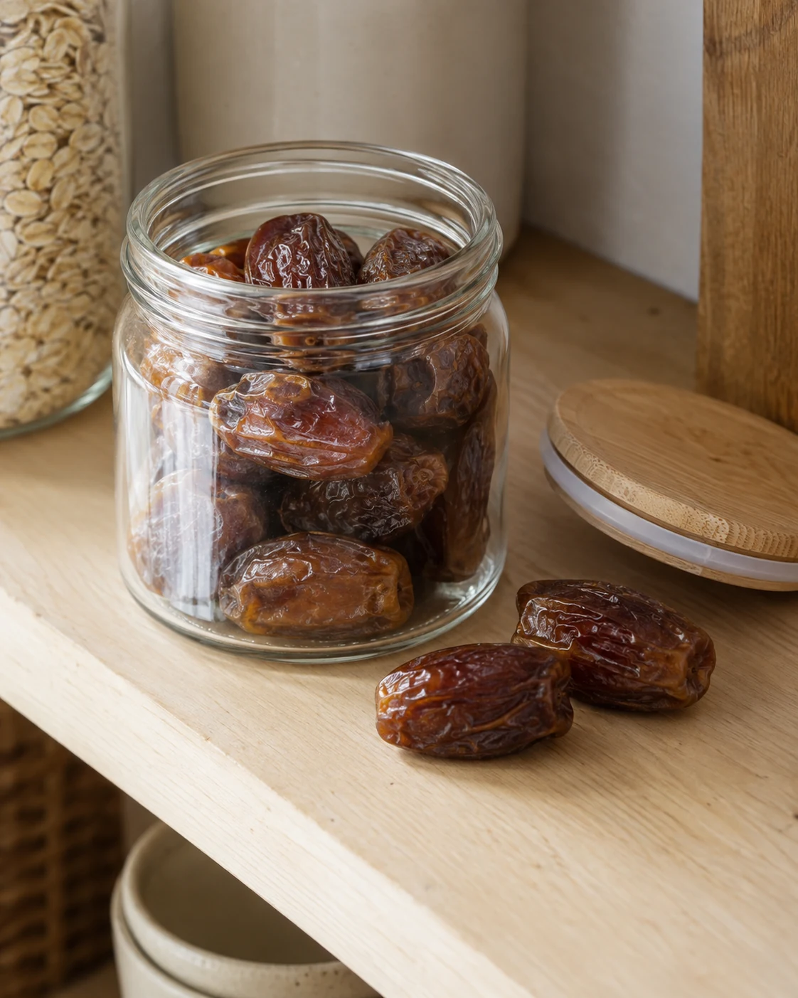 Dates in a simple storage jar
