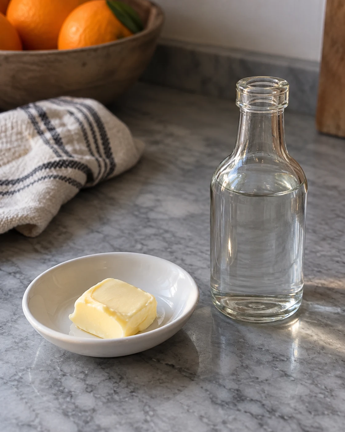 Butter and orange blossom water