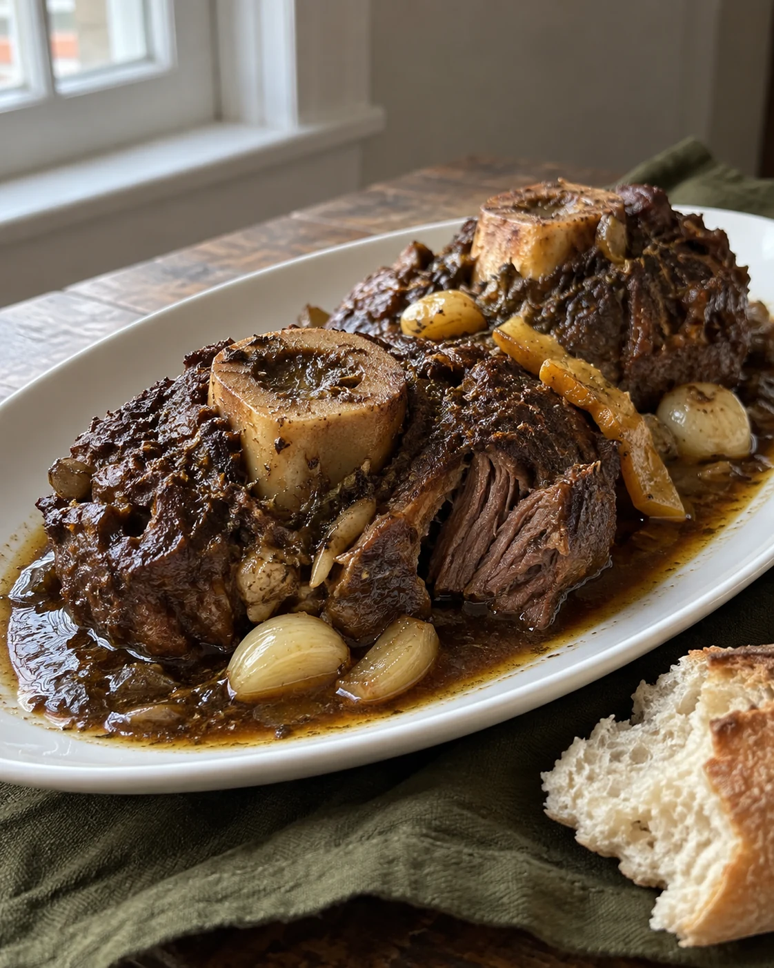 Beef shank tanjia with preserved lemon