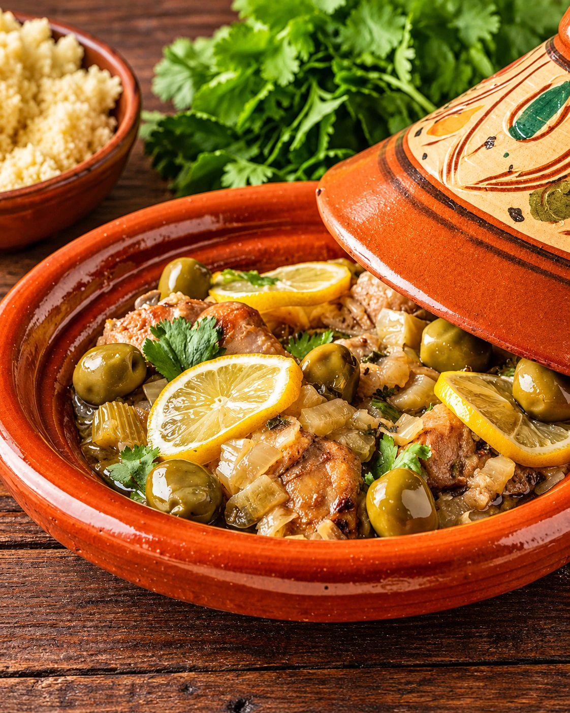 Chicken, lemon & olives