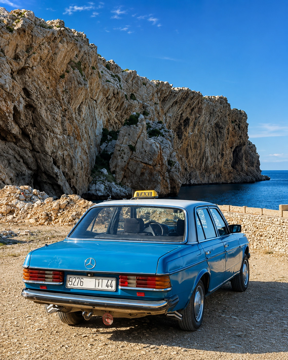 Rif mountains and Mediterranean coast near Al Hoceima