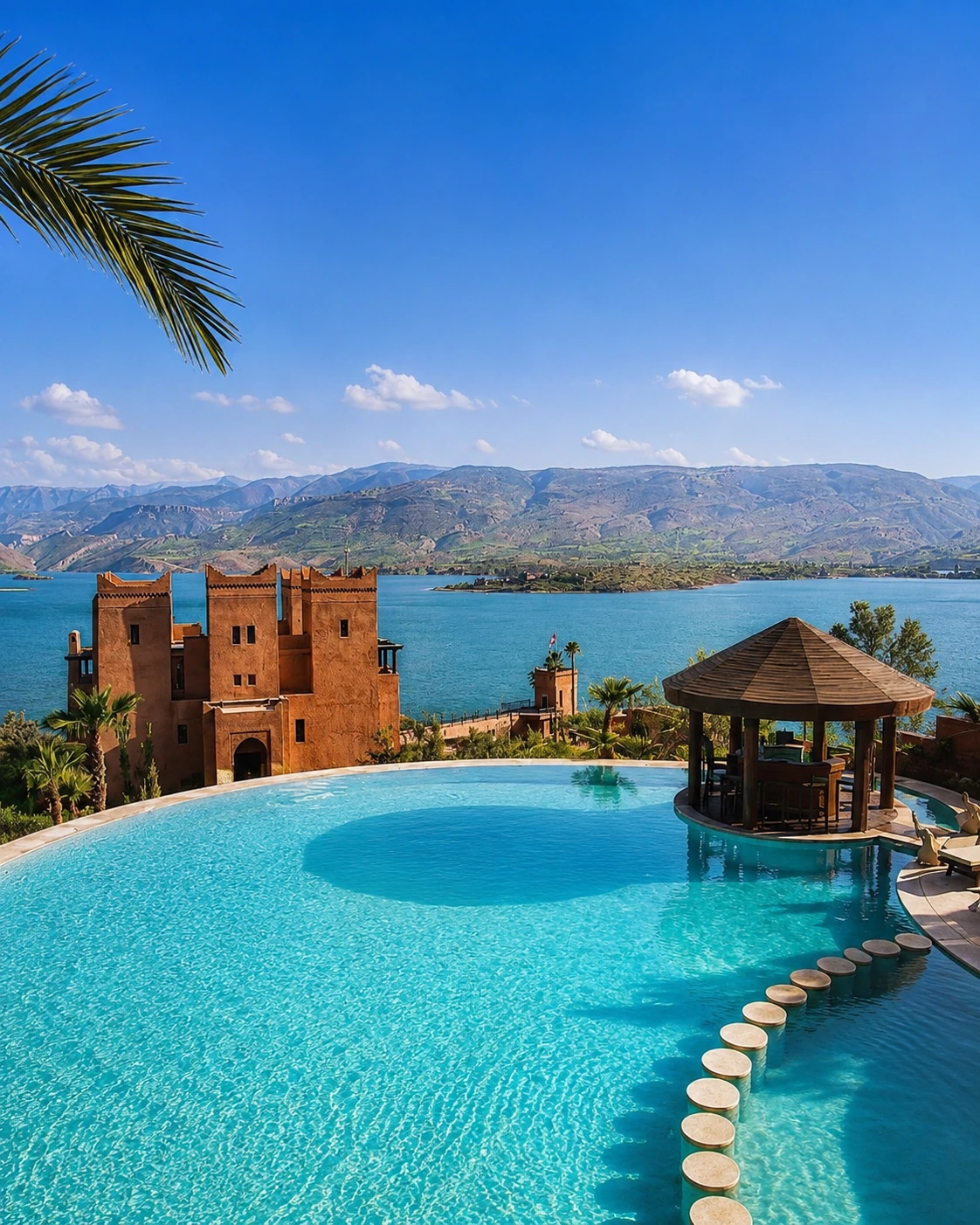 Bin El Ouidane lake view near Azilal