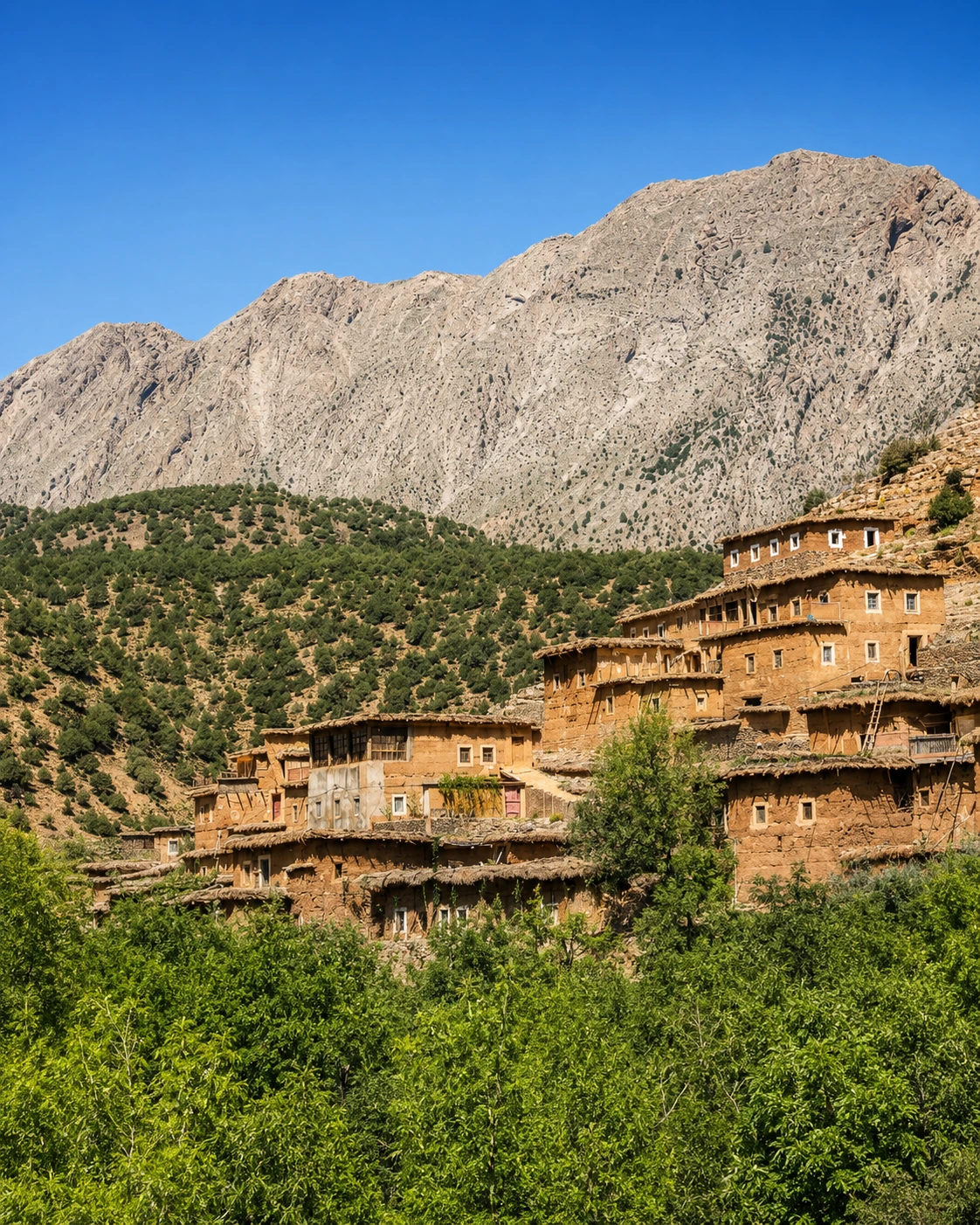 Mountain village in the wider Azilal region