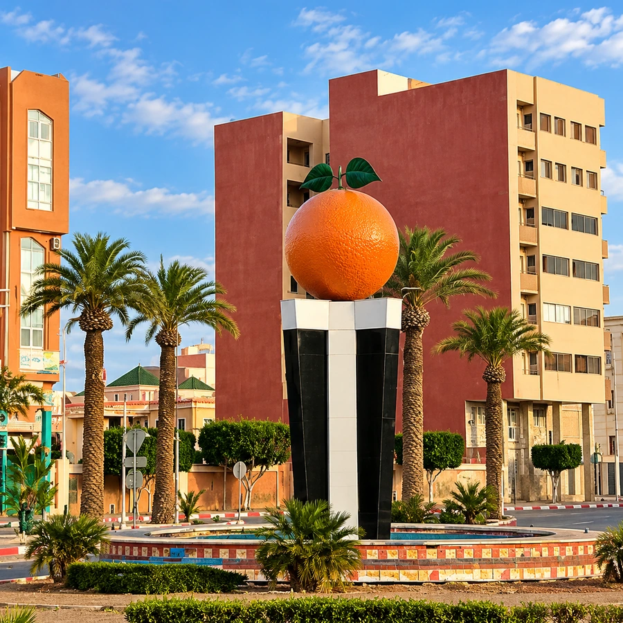 Berkane orange monument and civic centre