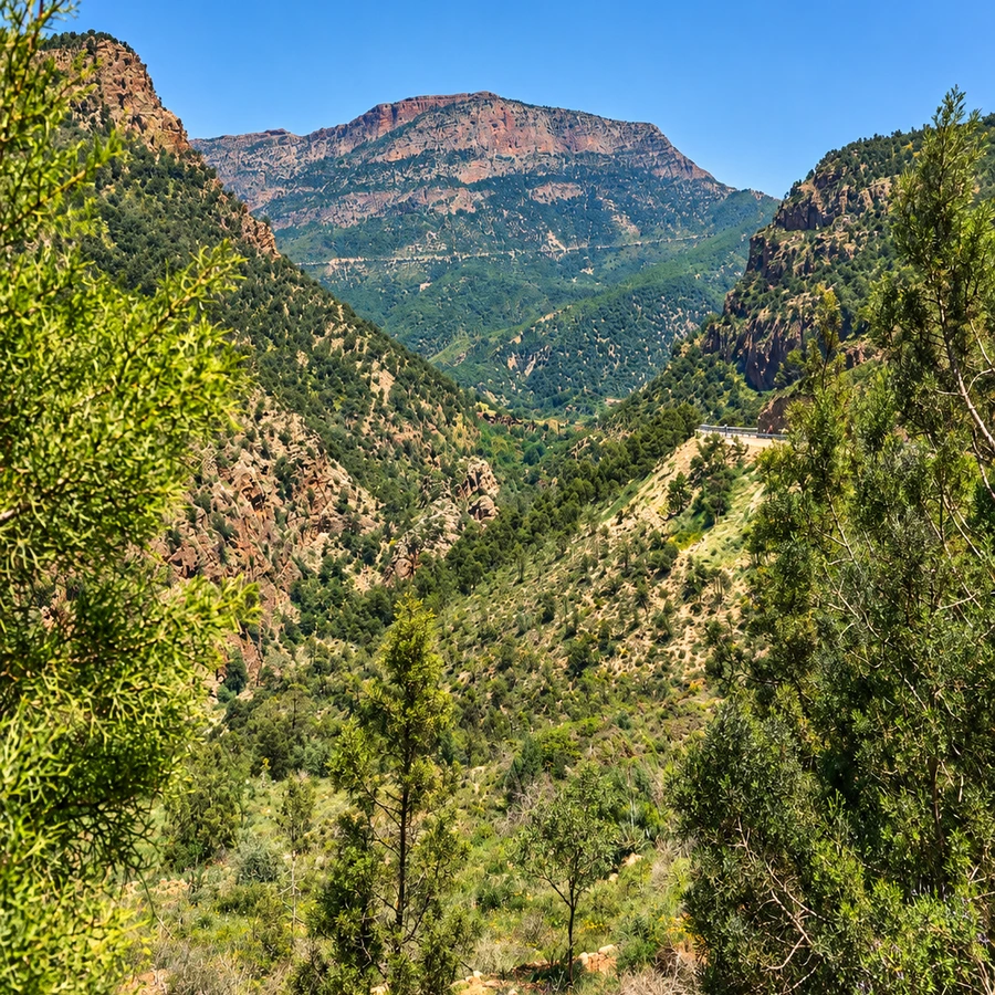 Beni Snassen mountain landscape near Berkane