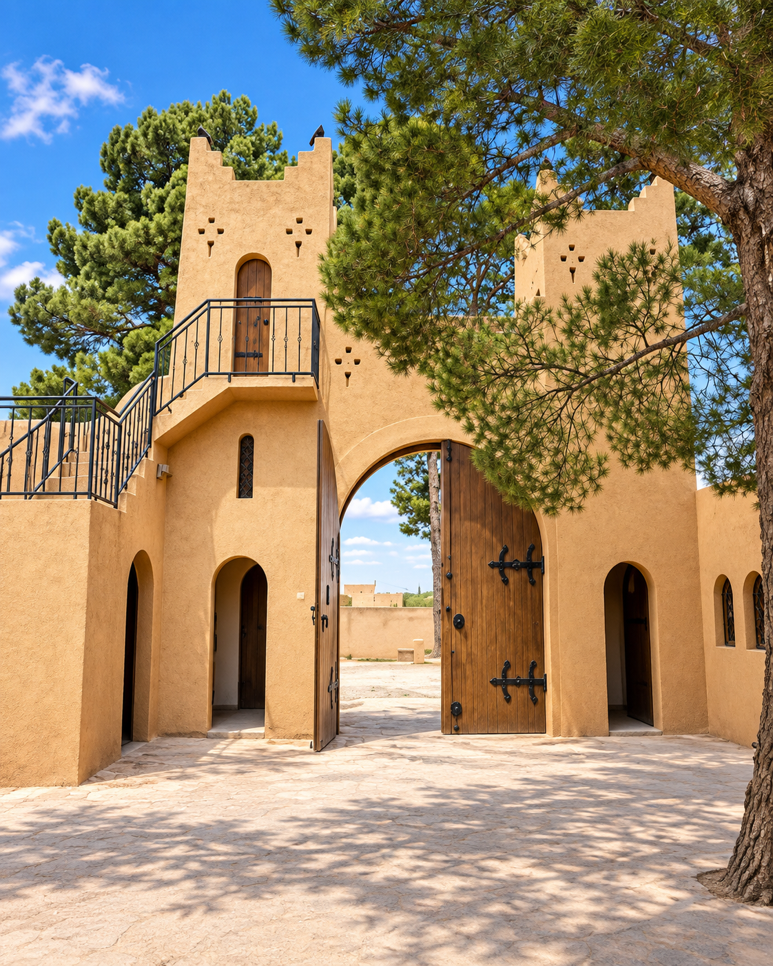 Gate of Kasbah Outhmane Ou Moussa in Midelt