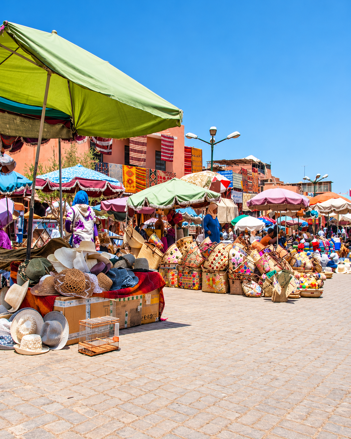 Colourful market life in Midelt
