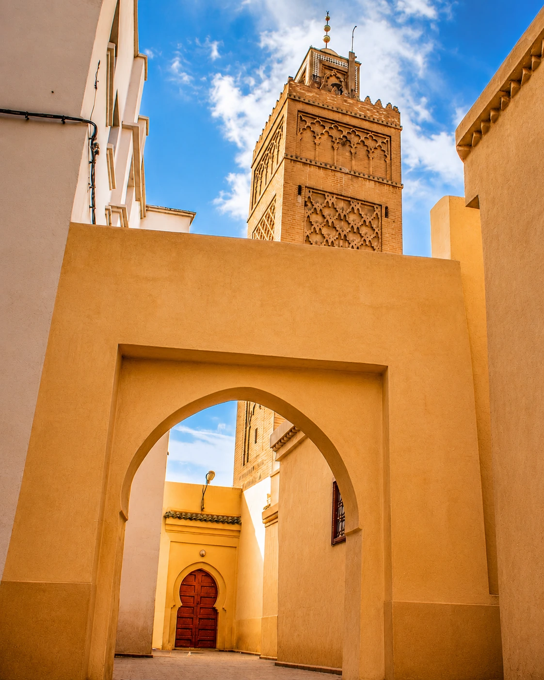 Oujda historic medina memory and old gate silhouette