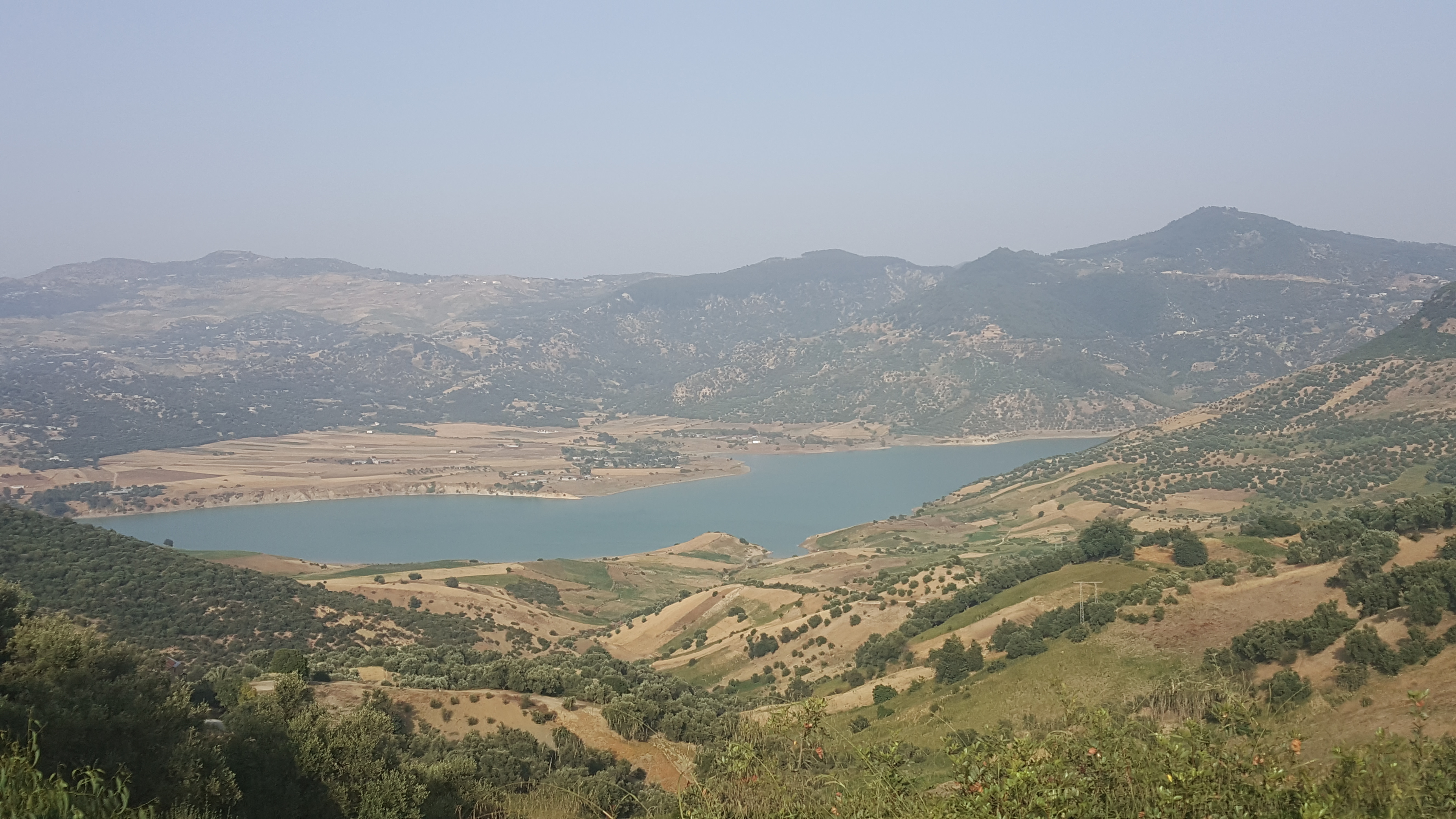 Al Wahda reservoir in the Ouergha basin