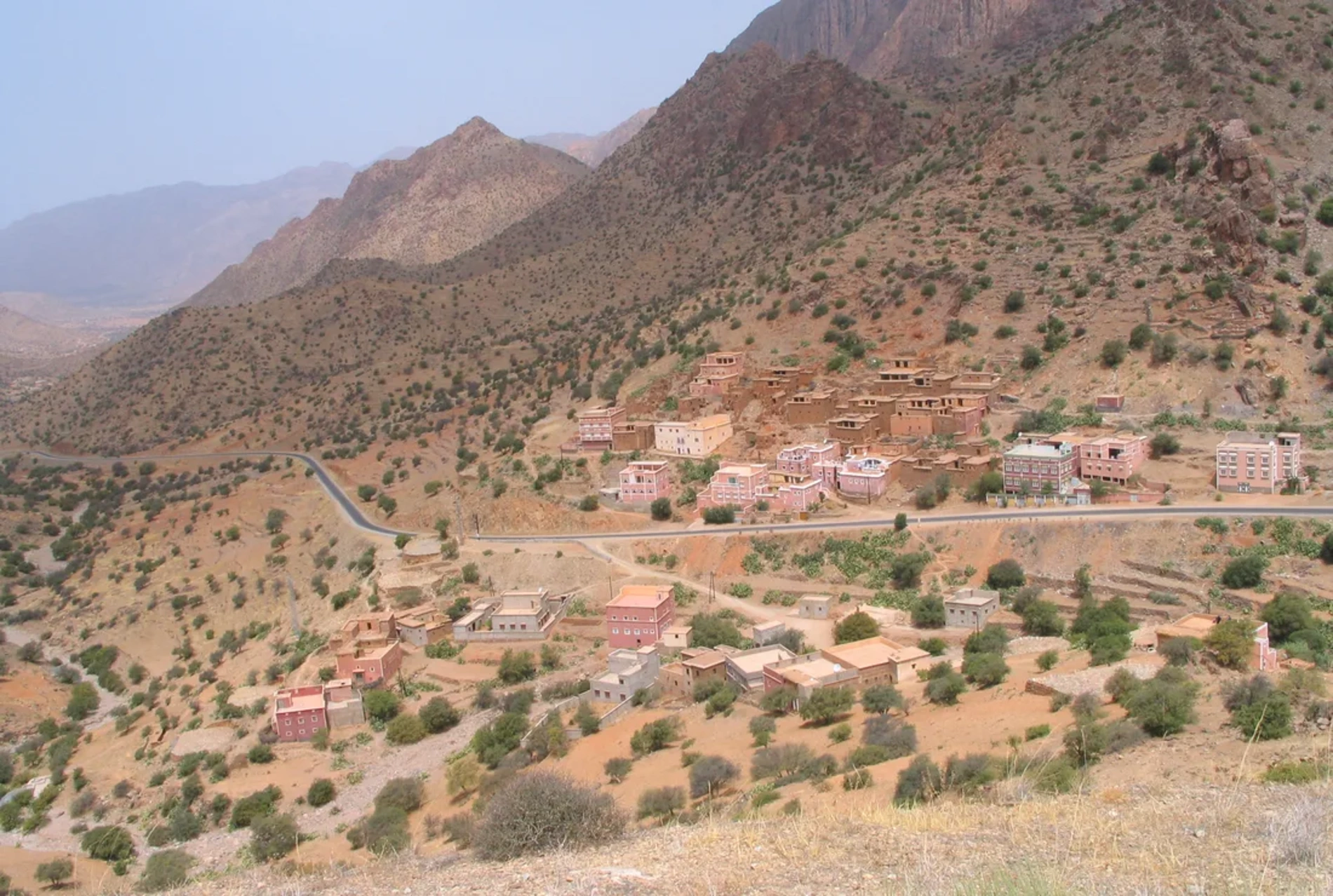 Ameln valley and Anti-Atlas landscape near Tafraoute